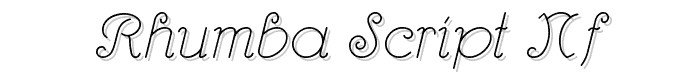 Rhumba Script NF font